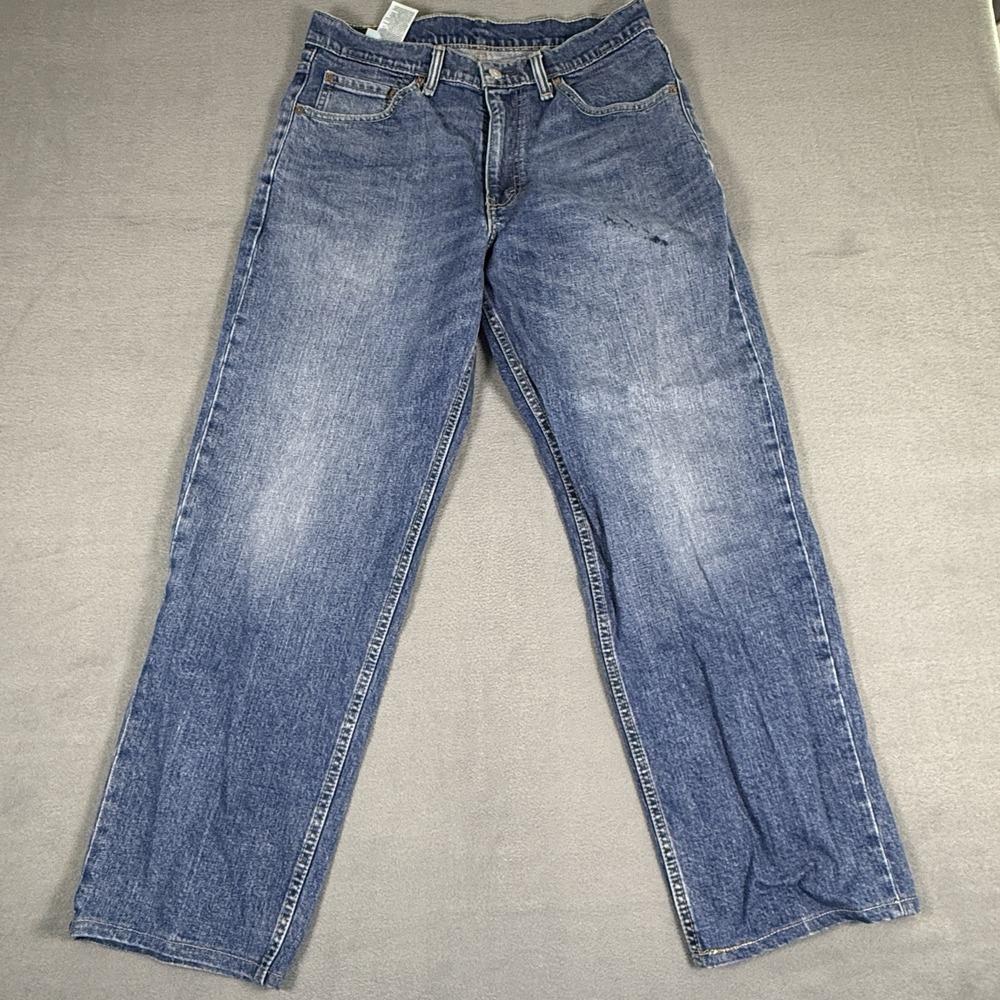 Levi Strauss & Co. 550 Straight Jeans Mens W33‎ L30 Blue Denim 5-Pocket Design